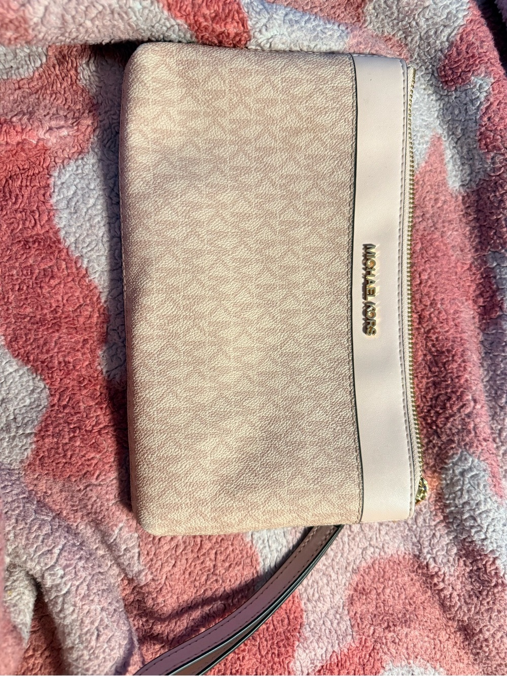 Michael Kors Blush Pink Signature Wristlet